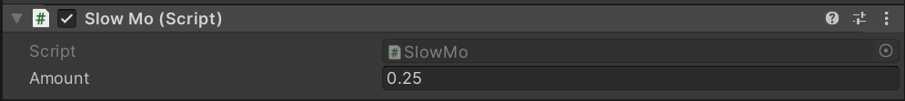 slowmo settings