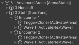 arena start trigger